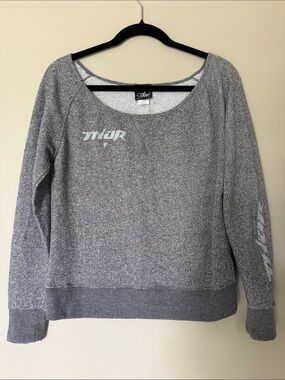 Thor motocross light weight off shoulder fleece, medium